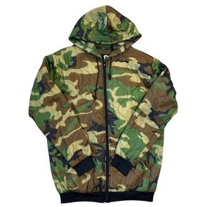 Zero Foxtrot Camo Woobie Zip Hoodie Men’s Small